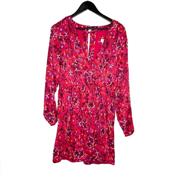 Anthropologie Dresses & Skirts - Anthropologie Dress Maeve Wrap Mini Dress Floral Print